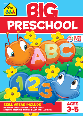 School Zone Big Preschool Workbook By School Zone Cover Image