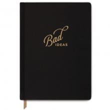 image of Bad Ideas Notebook front cover