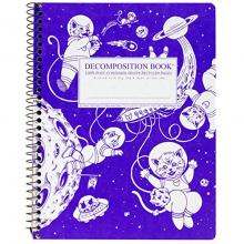 image of Kittens in Space Coil Decomposition Notebook