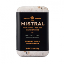 image of Mezcal Lime Soap bar (white with brown flecks) 