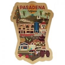 image of Pasadena Die Cut Sticker