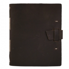 image of Traveler Leather Journal, Dark Brown