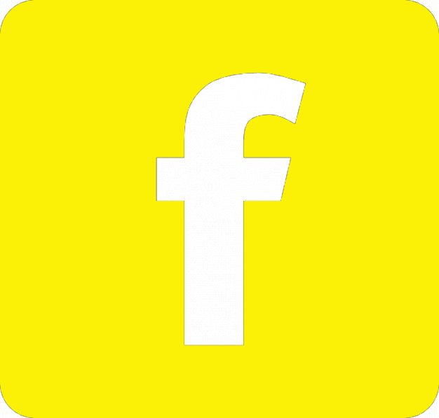 Yellow Facebook Icon