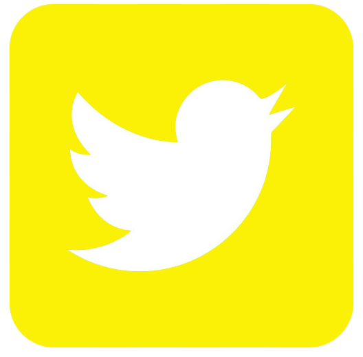 Yellow Twitter Icon